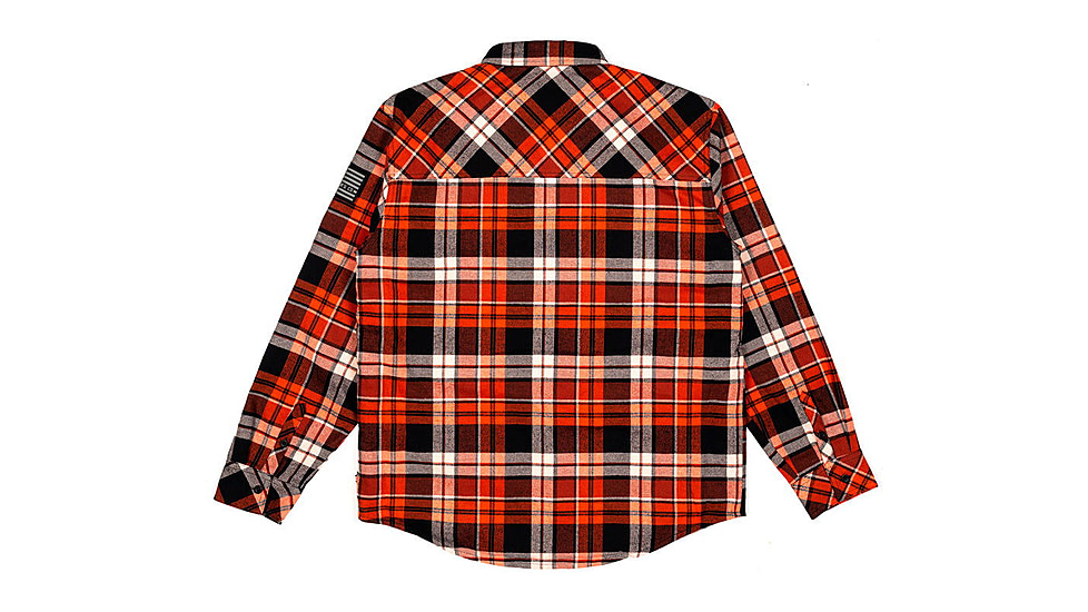 HOWITZER Canteen L/S Flannel - Mens, Rust/Black Plaid, 2XL, 371WV126-RUBK-2X