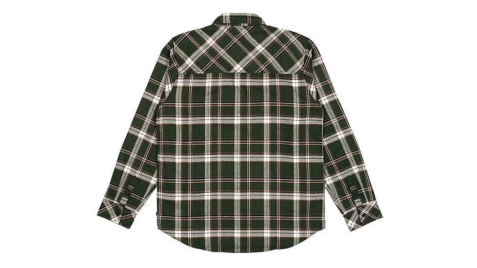 HOWITZER Grenade L/S Flannel - Mens, Forest Green, 2XL, 371WV120-FOR-2X