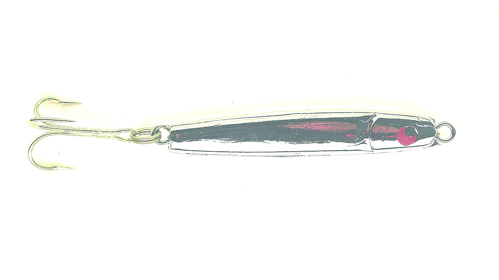 HR Tackle Painted Stingsilver Jig, 1 1/2 oz, Chrome Silverside, 1543CHS