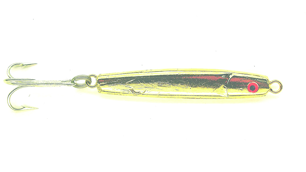 HR Tackle Painted Stingsilver Jig, 1 1/2 oz, Gold Silverside, 1543GOLDS