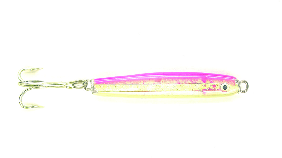 HR Tackle Painted Stingsilver Jig, 1 1/2 oz, Pink Pearl Silverside, 1543PS