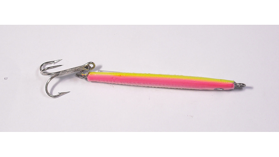 HR Tackle Painted Stingsilver Jig, 1 1/4 oz, Sherbet, 1542CP