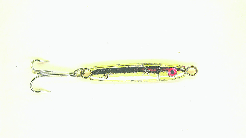 HR Tackle Painted Stingsilver Jig, 1/2 oz, Gold Silverside, 1526GOLDS