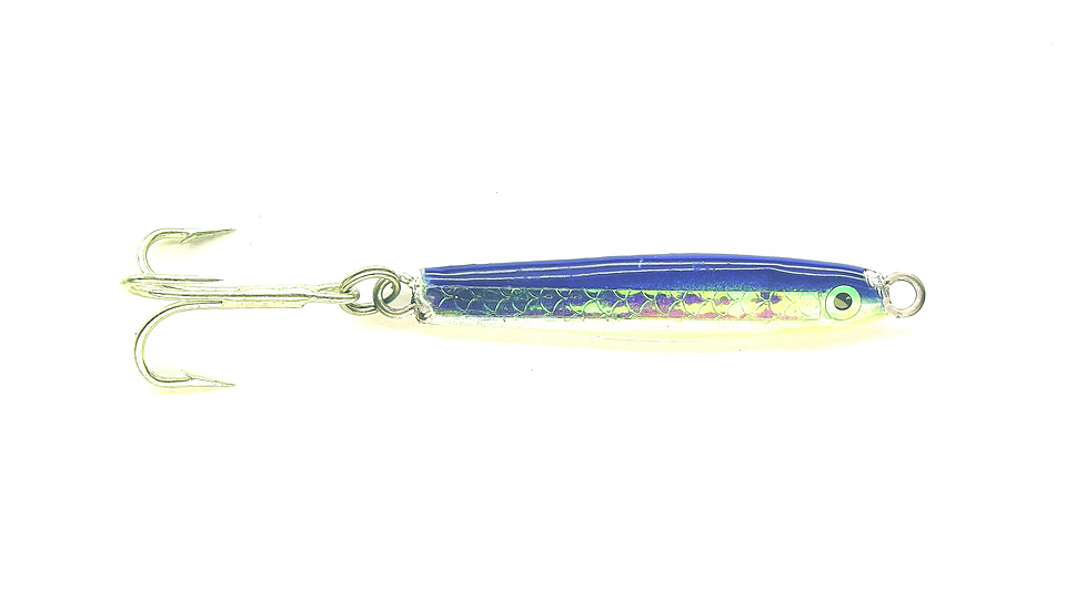HR Tackle Painted Stingsilver Jig, 3/4 oz, Blue Pearl Silverside, 1531BS