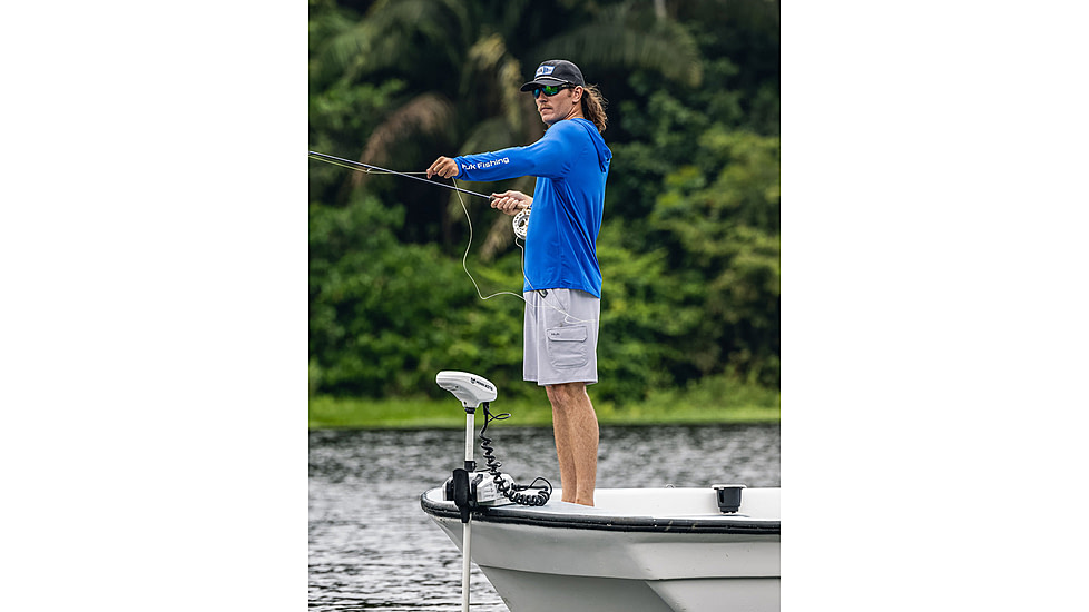 HUK Performance Fishing A1A Performance Hoodie - Mens, Ocean Blue, Large, H1200650-460-L