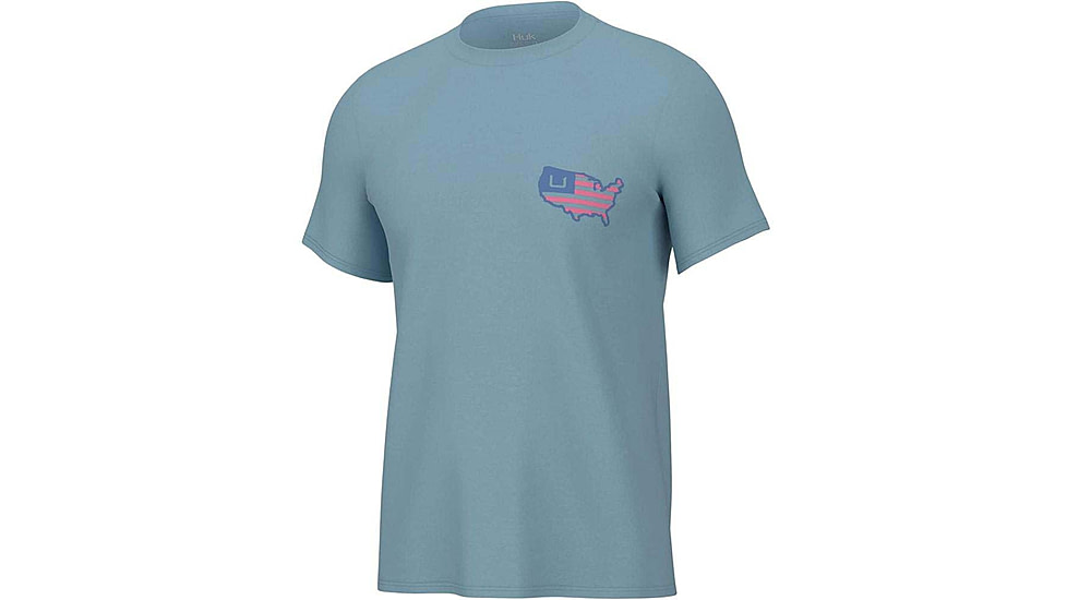 HUK Performance Fishing American Huk Tee - Mens, ATH1000399497L