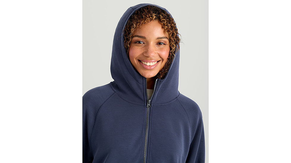 HUK Performance Fishing Bayside 1/2 Zip Hoodie - Womens, Naval Academy, Extra Small, H6130030-413-XS