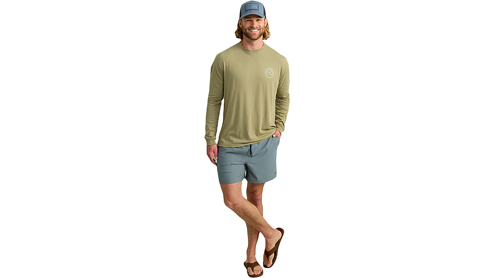 HUK Performance Fishing Graphic Long Sleeve Tee - Mens, Overland Trek, 2XL, H1000533-319-XXL