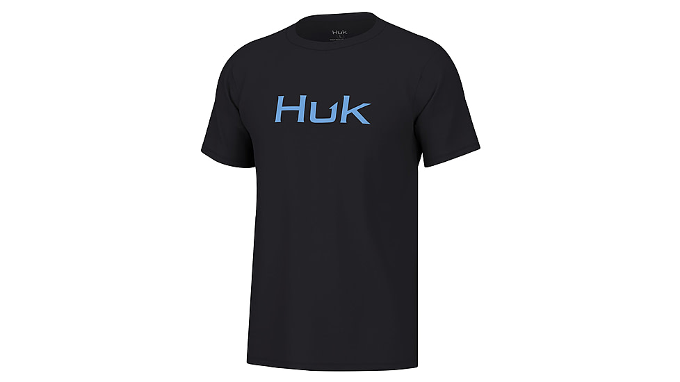 HUK Performance Fishing Huk Logo Tee - Mens, Black, S, H1000390-001-S