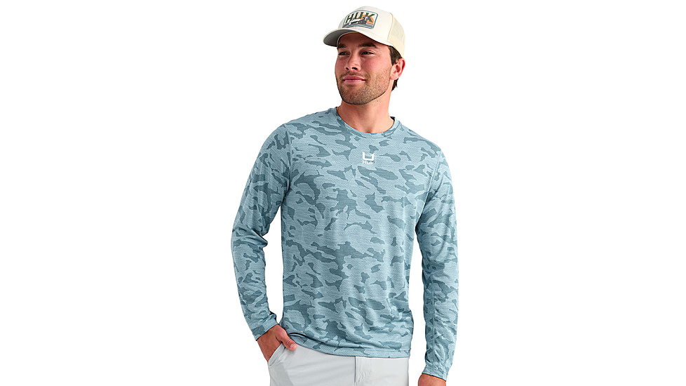 HUK Performance Fishing A1A Pro Long Sleeve Crew - Mens