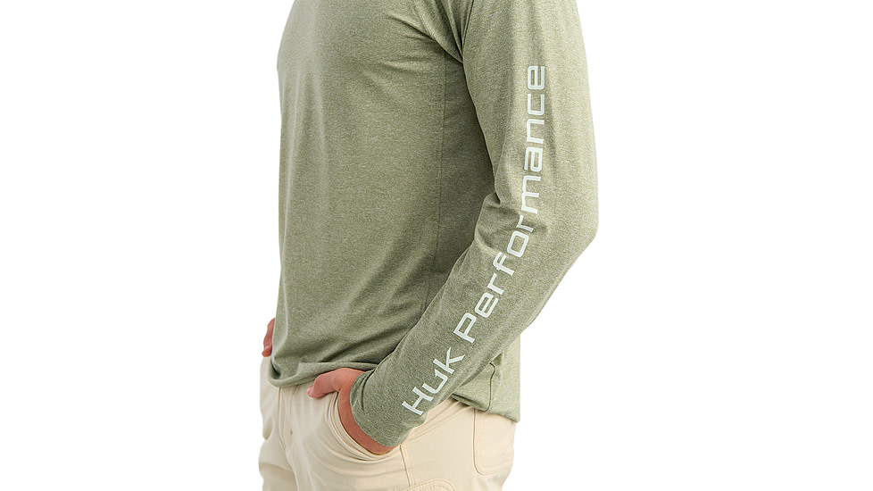 HUK Performance Fishing Airweight Long Sleeve Crew - Mens