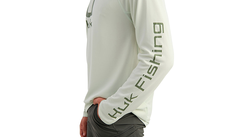 HUK Performance Fishing Icon Long Sleeve Crew - Mens