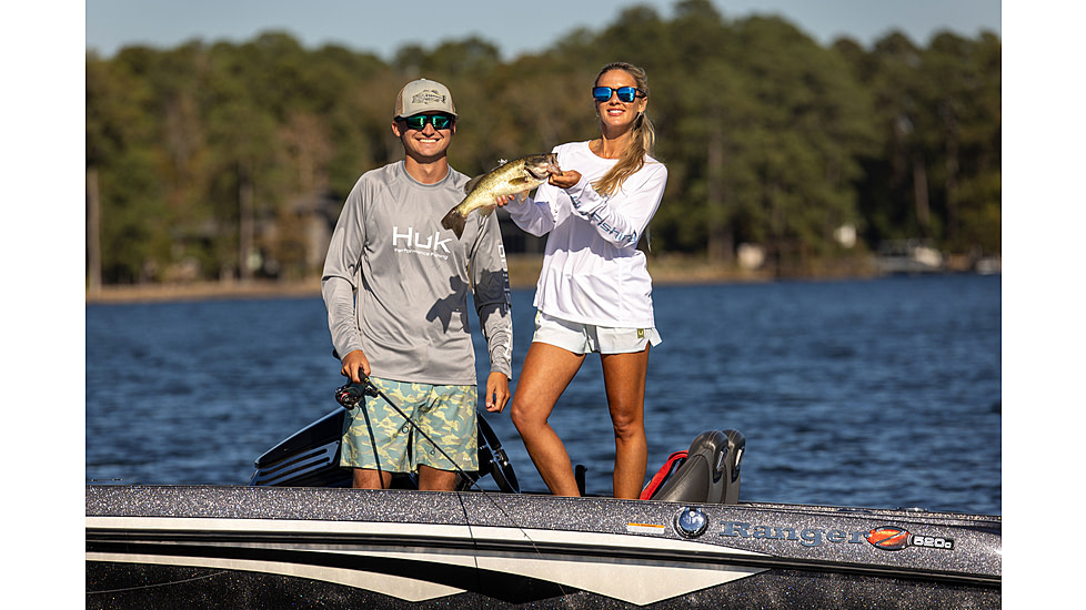 HUK Performance Fishing Pursuit Printed Volley Short - Mens