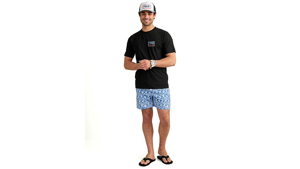 HUK Performance Fishing Pursuit Printed Volley Short - Mens
