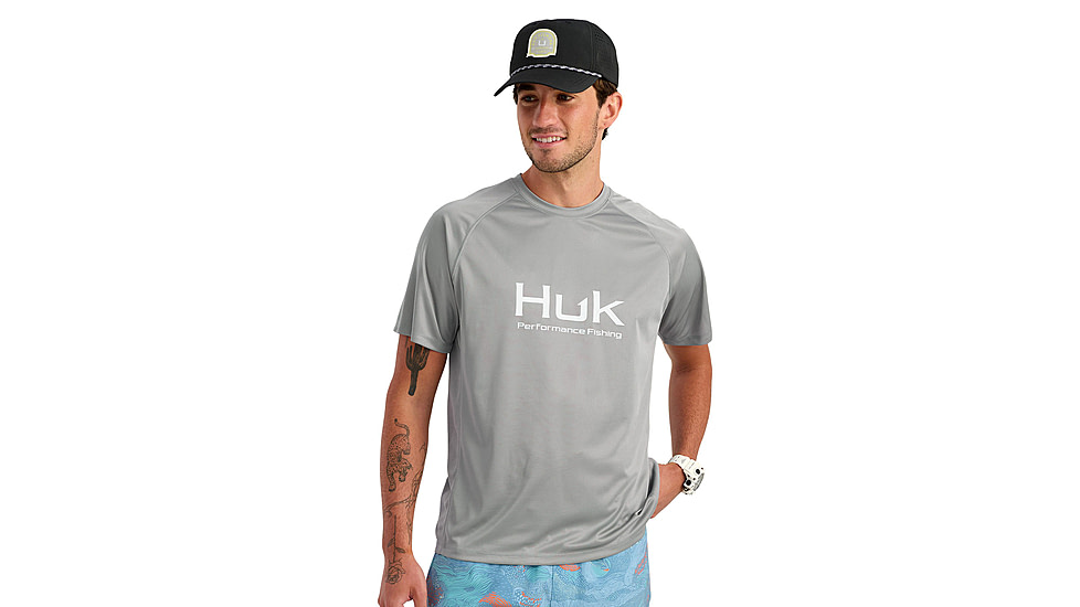 HUK Performance Fishing Pursuit Short Sleeve Crew - Mens
