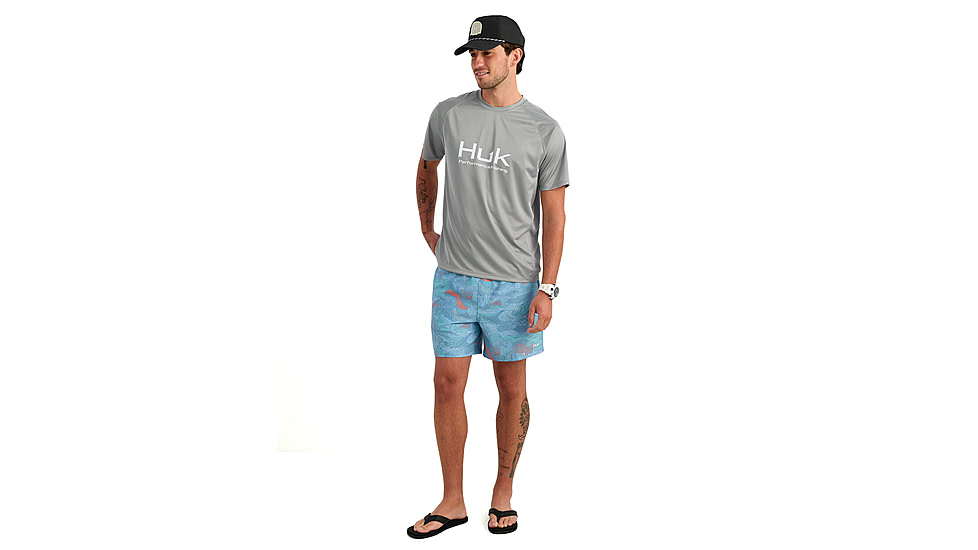 HUK Performance Fishing Pursuit Short Sleeve Crew - Mens