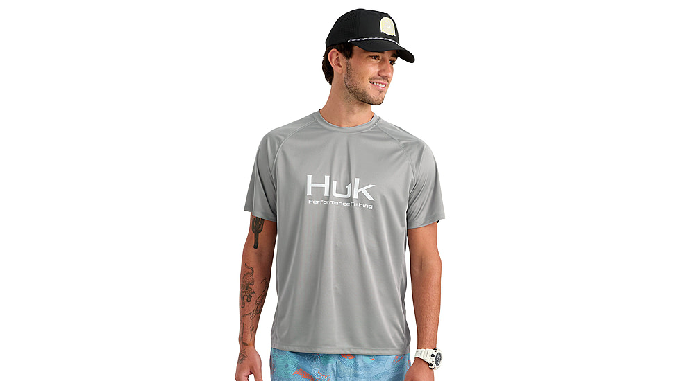 HUK Performance Fishing Pursuit Short Sleeve Crew - Mens