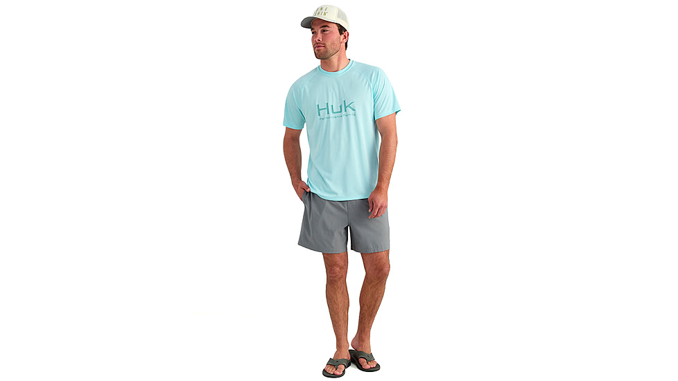 HUK Performance Fishing Pursuit Short Sleeve Crew - Mens