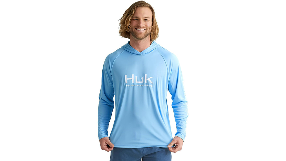 HUK Performance Fishing Vented Pursuit Long Sleeve Hoodie - Mens