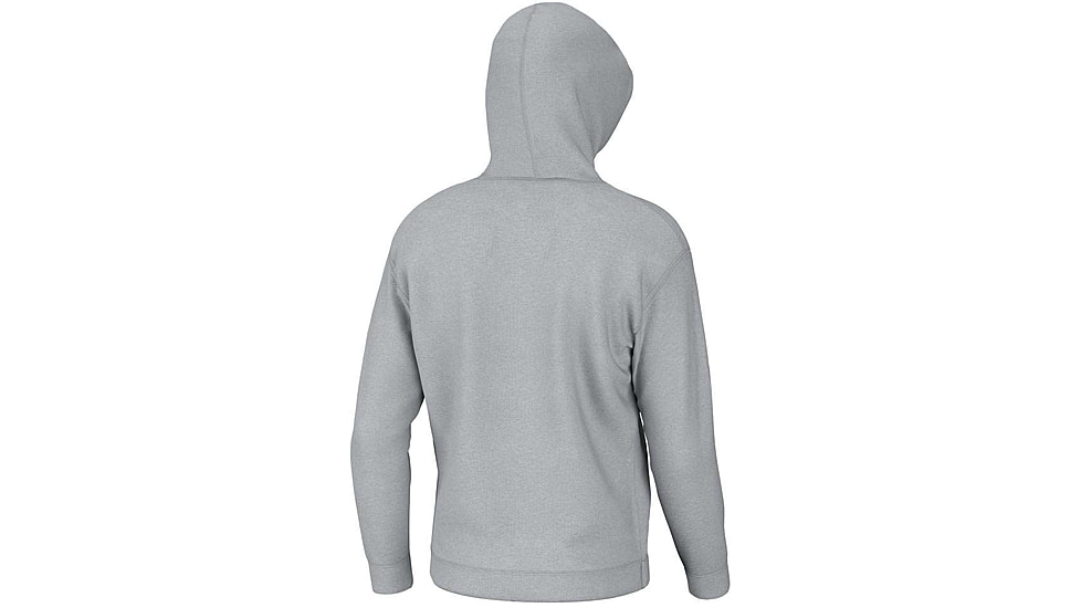 HUK Performance Fishing Huk'd Up Logo Long Sleeve Hoodie - Men's, Harbor Mist, Extra Large, H1300094-034-XL