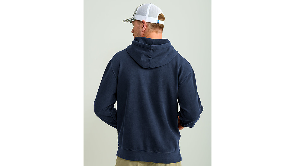 HUK Performance Fishing HukD Up Logo Hoodie - Mens, Naval Academy, Small, H1300094-413-S