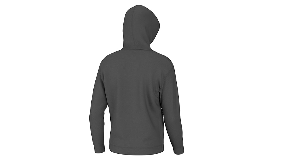 HUK Performance Fishing HukD Up Logo Hoodie - Mens, Volcanic Ash, M, H1300094-013-M