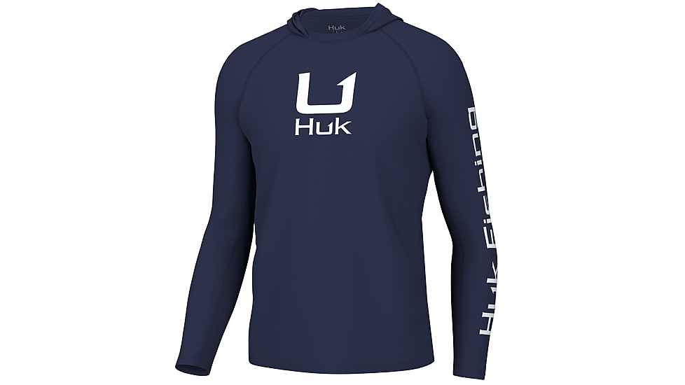 HUK Performance Fishing Icon Hoodie - Mens, Naval Academy, S, H1200574-413-S