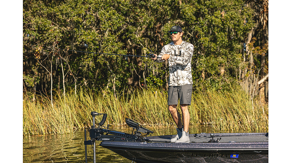 HUK Performance Fishing Icon Kc Printed Hoodie, Moss2, 2XL, H1200585-317-XXL