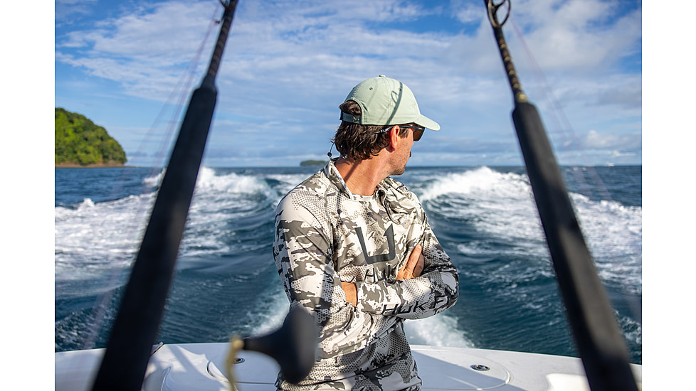 HUK Performance Fishing Icon Kc Printed Hoodie, Moss2, 2XL, H1200585-317-XXL