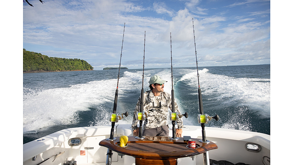 HUK Performance Fishing Icon Kc Printed Hoodie, Moss2, 2XL, H1200585-317-XXL