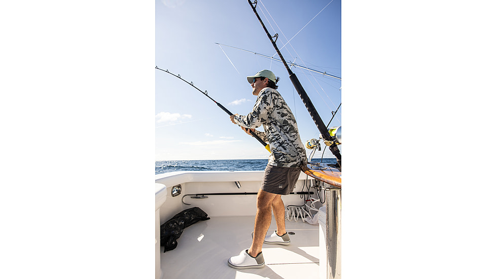 HUK Performance Fishing Icon Kc Printed Hoodie, Moss2, 2XL, H1200585-317-XXL