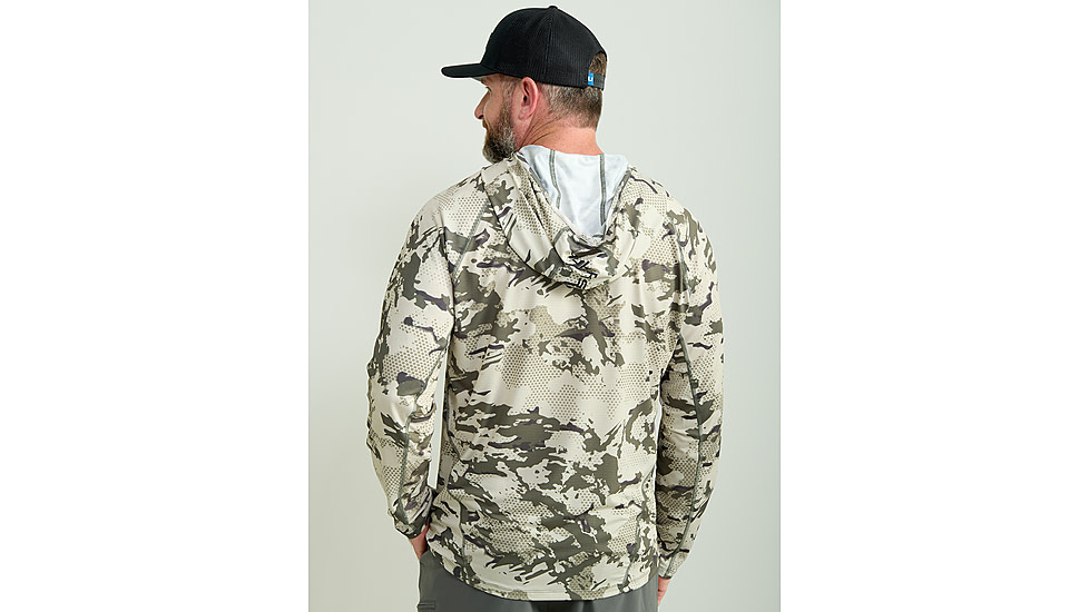 HUK Performance Fishing Icon Kc Printed Hoodie, Moss2, 2XL, H1200585-317-XXL