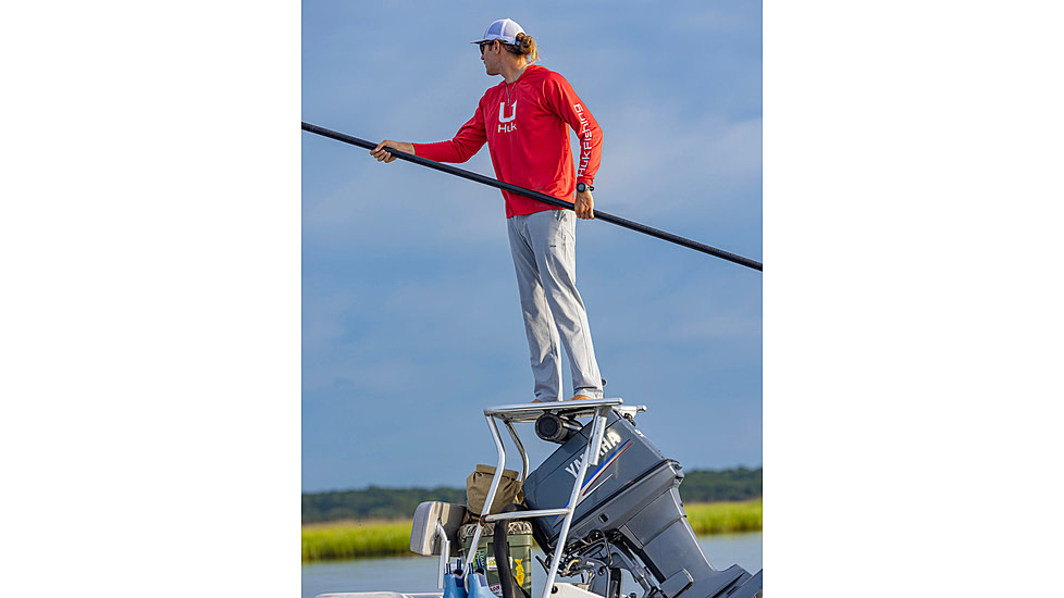 HUK Performance Fishing Icon Long Sleve Crew - Mens, Channel Marker, Extra Large, H1200573-624-XL