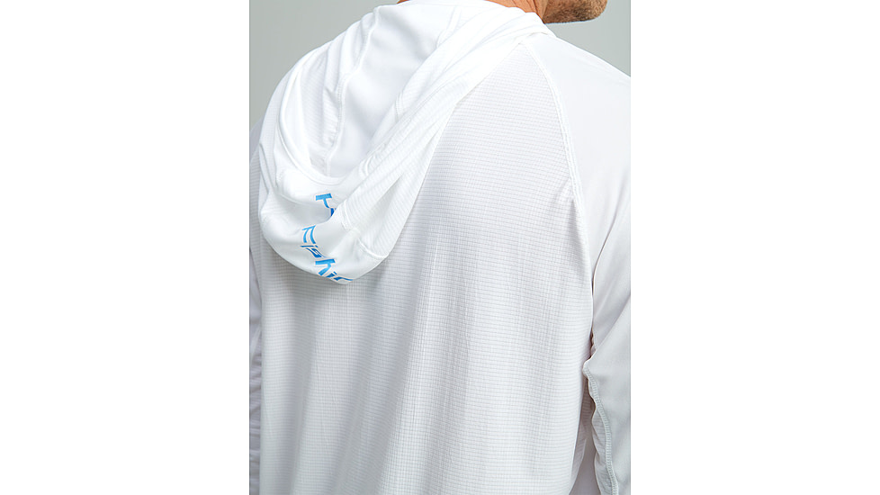 HUK Performance Fishing Icon Performance Hoodie - Mens, White, Large, H1200574-100-L