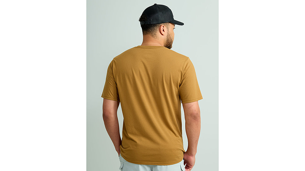 HUK Performance Fishing Logo Tee - Mens, Sand Piper, Medium, H1000390-217-M