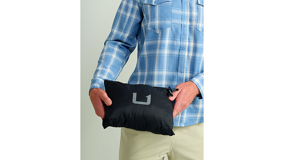 HUK Performance Fishing Scale Hooded Jacket - Mens, Black, Large, H4000151-001-L