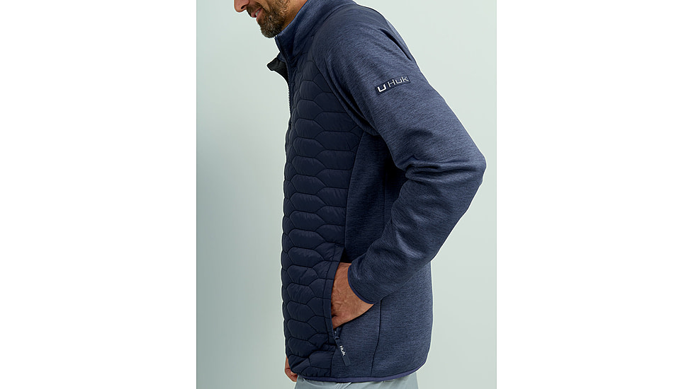 HUK Performance Fishing Scale Hybrid Jacket - Mens, Naval Academy, Small, H4000158-413-S