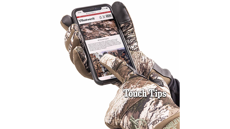 Huntworth Anchorage Hunting Glove - Womens, Primaloft Insulated, Waterproof, Tarnen, Small, E-1206-L-TRN-S