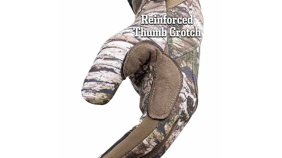 Huntworth Ansted Mid Weight Hunting Glove - Womens, Plush Fleece Lined, Tarnen, Small, E-1207-L-TRN-S