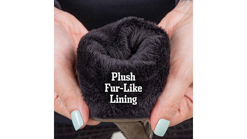 Huntworth Ansted Mid Weight Hunting Glove - Womens, Plush Fleece Lined, Tarnen, Small, E-1207-L-TRN-S