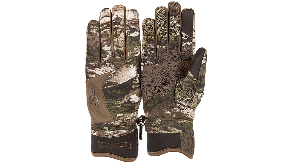 Huntworth Ansted Mid Weight Plush Fleece Lined Hunting Glove - Mens, Tarnen, Medium, E-1207-TRN-M