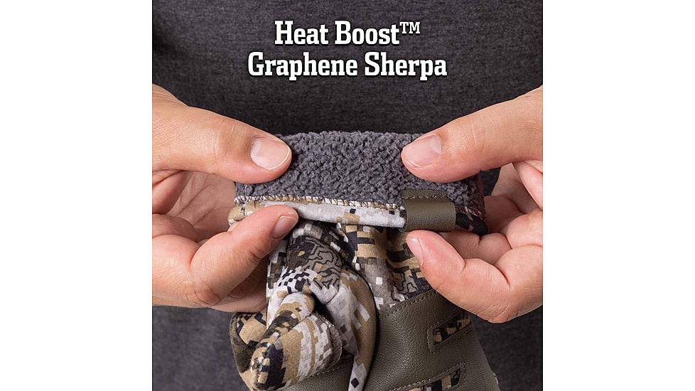 Huntworth Barrow Heat Boost Windproof Softshell Hunting Glove - Mens, Disruption, Large, E-1436-DC-L