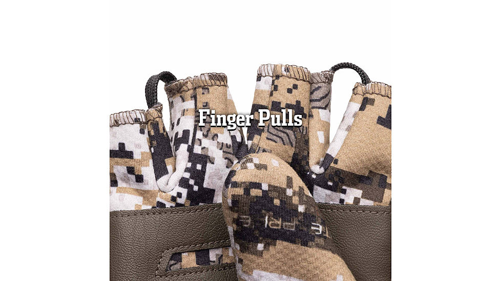 Huntworth Barrow Heat Boost Windproof Softshell Hunting Glove - Mens, Disruption, Large, E-1436-DC-L