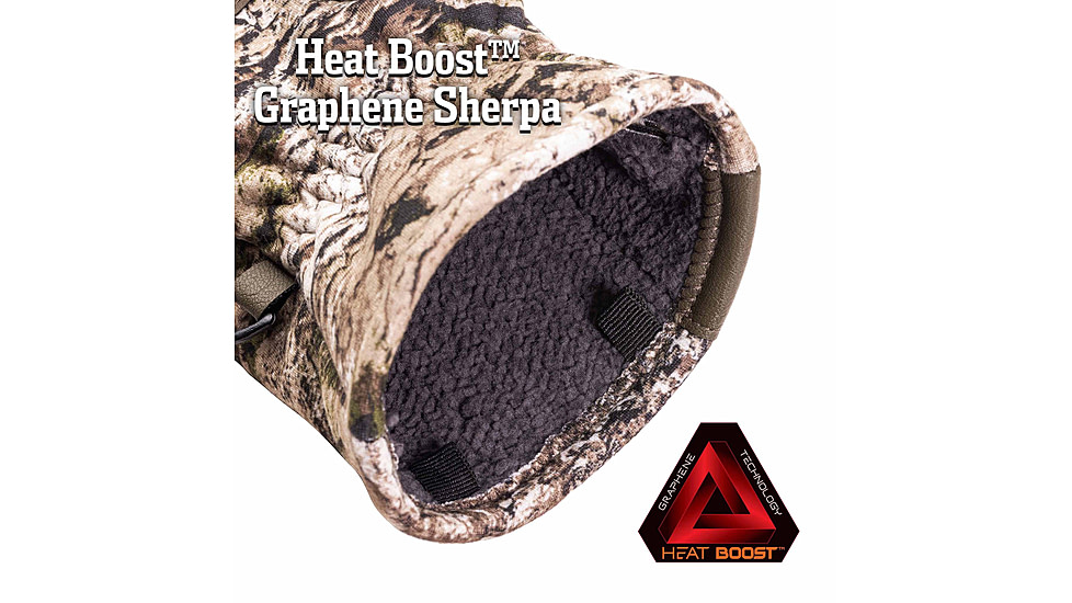 Huntworth Barrow Heat Boost Windproof Softshell Hunting Glove - Mens, Tarnen, Large, E-1433-TRN-L