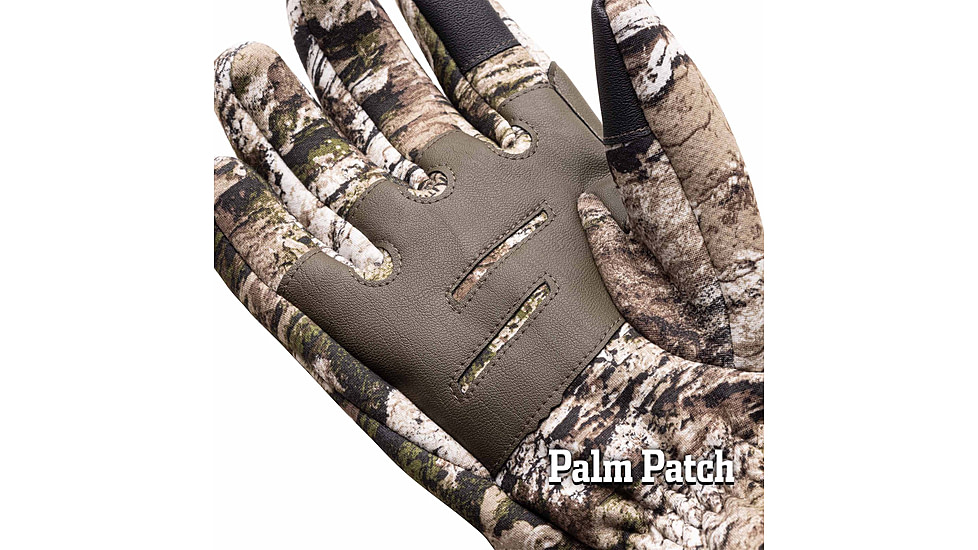 Huntworth Barrow Heat Boost Windproof Softshell Hunting Glove - Mens, Tarnen, Large, E-1433-TRN-L