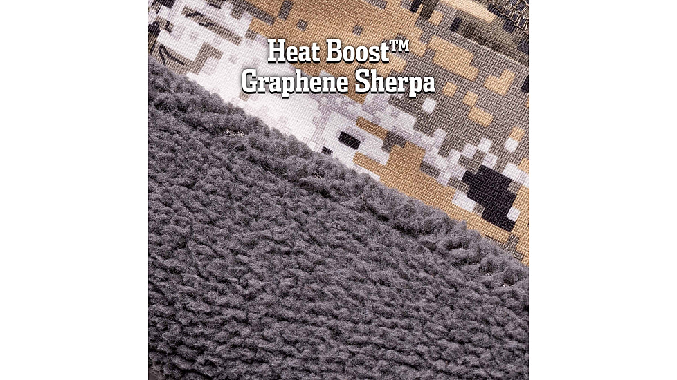 Huntworth Bruggen Heat Boost Lined Performance Fleece Hat - Mens, Disruption, Large / Extra Large, E-5783-DC-L/XL