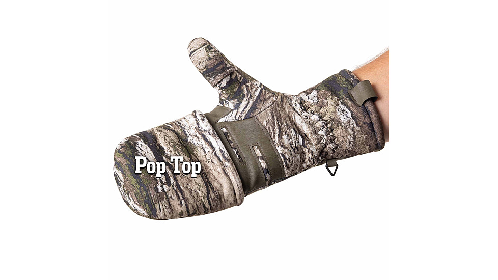 Huntworth Colborne Heat Boost Windproof Hunting Pop-Top Glove - Mens, Tarnen, Medium, E-1436-TRN-M