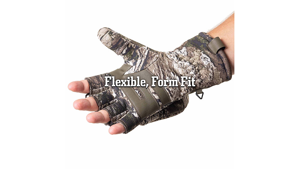 Huntworth Colborne Heat Boost Windproof Hunting Pop-Top Glove - Mens, Tarnen, Medium, E-1436-TRN-M