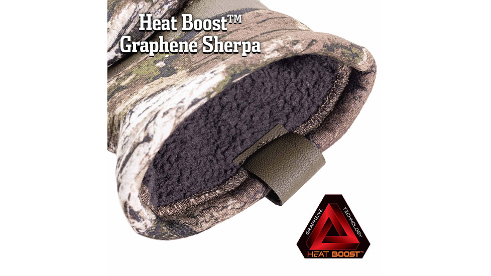 Huntworth Colborne Heat Boost Windproof Hunting Pop-Top Glove - Mens, Tarnen, Medium, E-1436-TRN-M