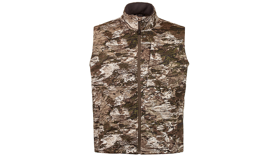 Huntworth Elkins Mid Weight Windproof Soft Shell Vest Waffle Fleece Interior - Mens, Tarnen, Large, E-9502-TRN-L